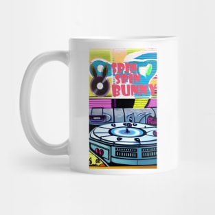 SpinSpinBunny Graffiti Record Player Artwork Mug